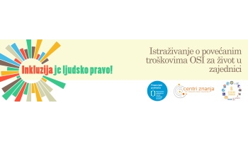 Istraživanje o povećanim troškovima OSI za život u zajednici