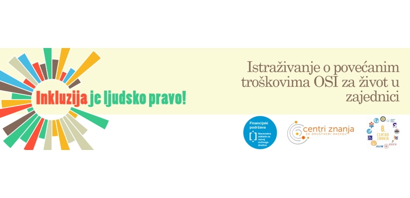 Istraživanje o povećanim troškovima OSI za život u zajednici