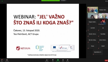 Sudjelovanja na webinarima