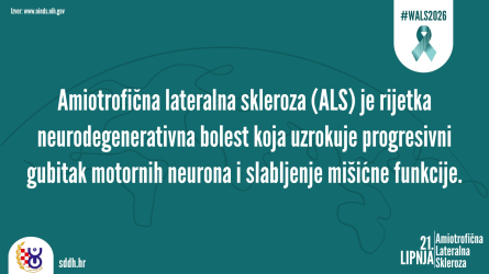21. lipnja - Svjetski dan svjesnosti o ALS-u: Tjedan informiranja i podizanja svijesti