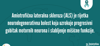 21. lipnja - Svjetski dan svjesnosti o ALS-u: Tjedan informiranja i podizanja svijesti