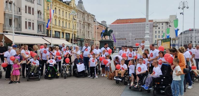 Zagreb u znaku solidarnosti – obitelji iz cijele Hrvatske za osobe s DMD