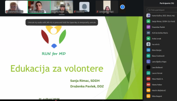 Edukacija za volontere utrke RUN for MD