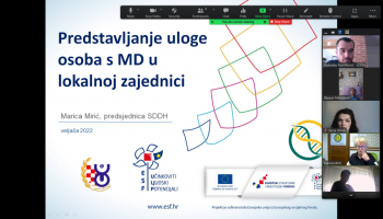 Radionice o ulozi osoba s MD i NMB u lokalnoj zajednici
