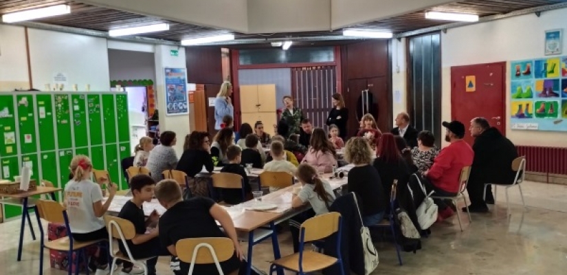 Kreativna radionica u OŠ Frana Galovića za djecu u Dječjem domu u Nazorovoj