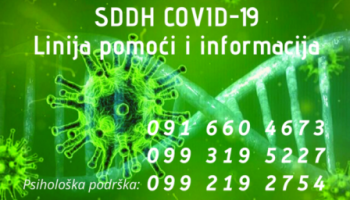 SDDH COVID-19 - Linija pomoći i informacija