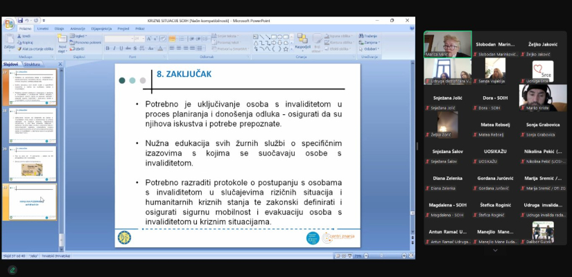 Osobe s invaliditetom i krizne situacije