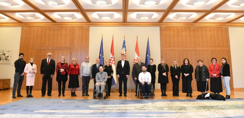 Svečani prijem kod Predsjednika RH povodom 3. prosinca