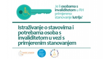 Uključite se u istraživanje o stavovima i potrebama OSI u vezi s primjerenim stanovanjem