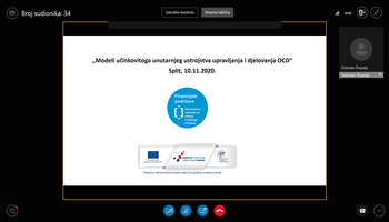 Online radionica ''Modeli učinkovitog unutarnjeg ustrojstva upravljanja i djelovanja organizacija''