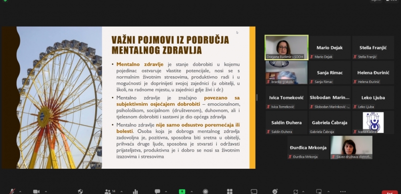 Održana edukacija „Abeceda mentalnog zdravlja“ 
