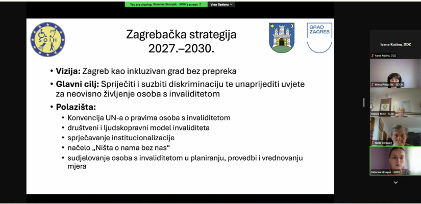 Jačanje zagovaračkih kapaciteta udruga osoba s invaliditetom Grada Zagreba