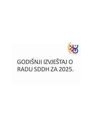 Godišnji izvještaj o radu SDDH za 2025.